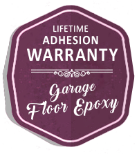 Sureshine garage floor epoxy service offer a lifetime adhesion warranty.